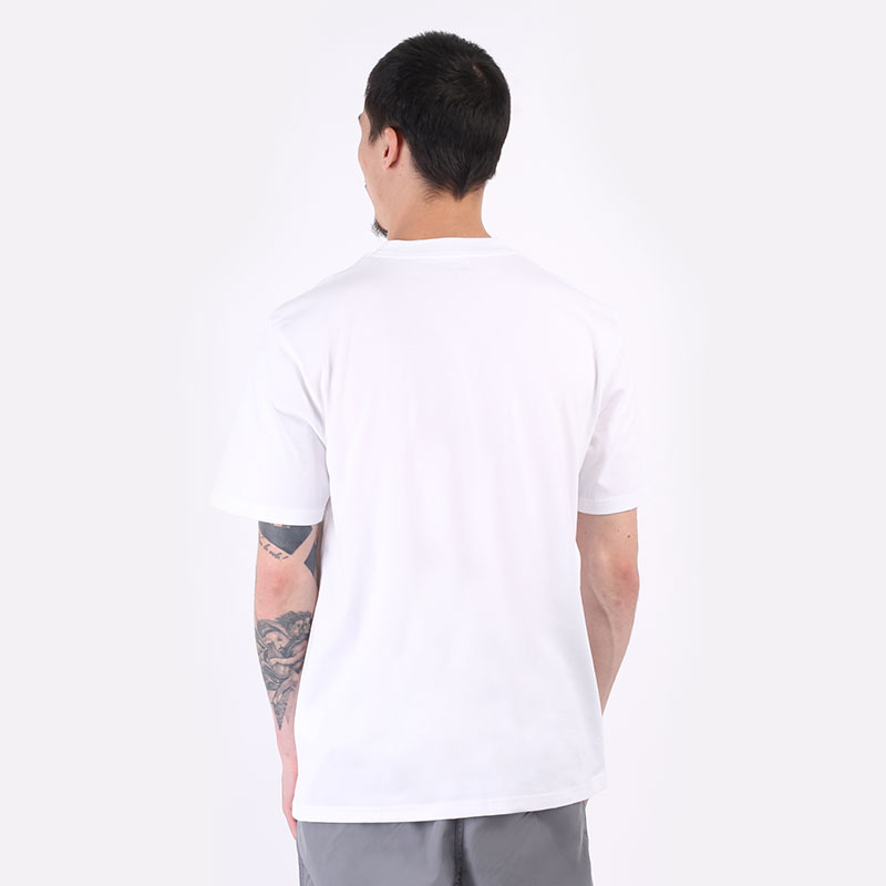 Мужская футболка Carhartt WIP S/S Great Outdoors T-Shirt (I029609-white)  - цена, описание, фото 4